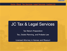 Tablet Screenshot of jctaxlaw.com